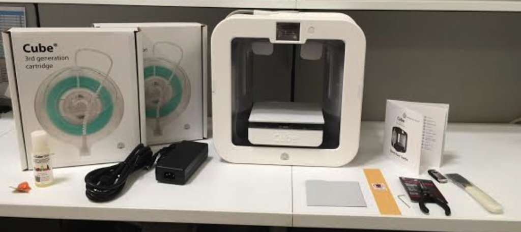 A great buy for an under $500 3D Printer, the 3d Systems Cube