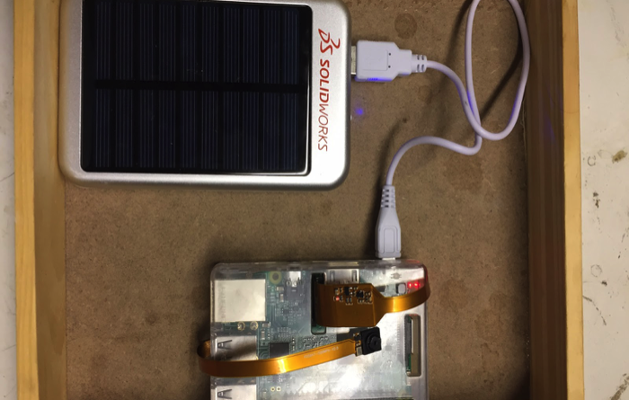 Solar Panel Powered Raspberry Pi