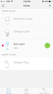 smart lamp kids room